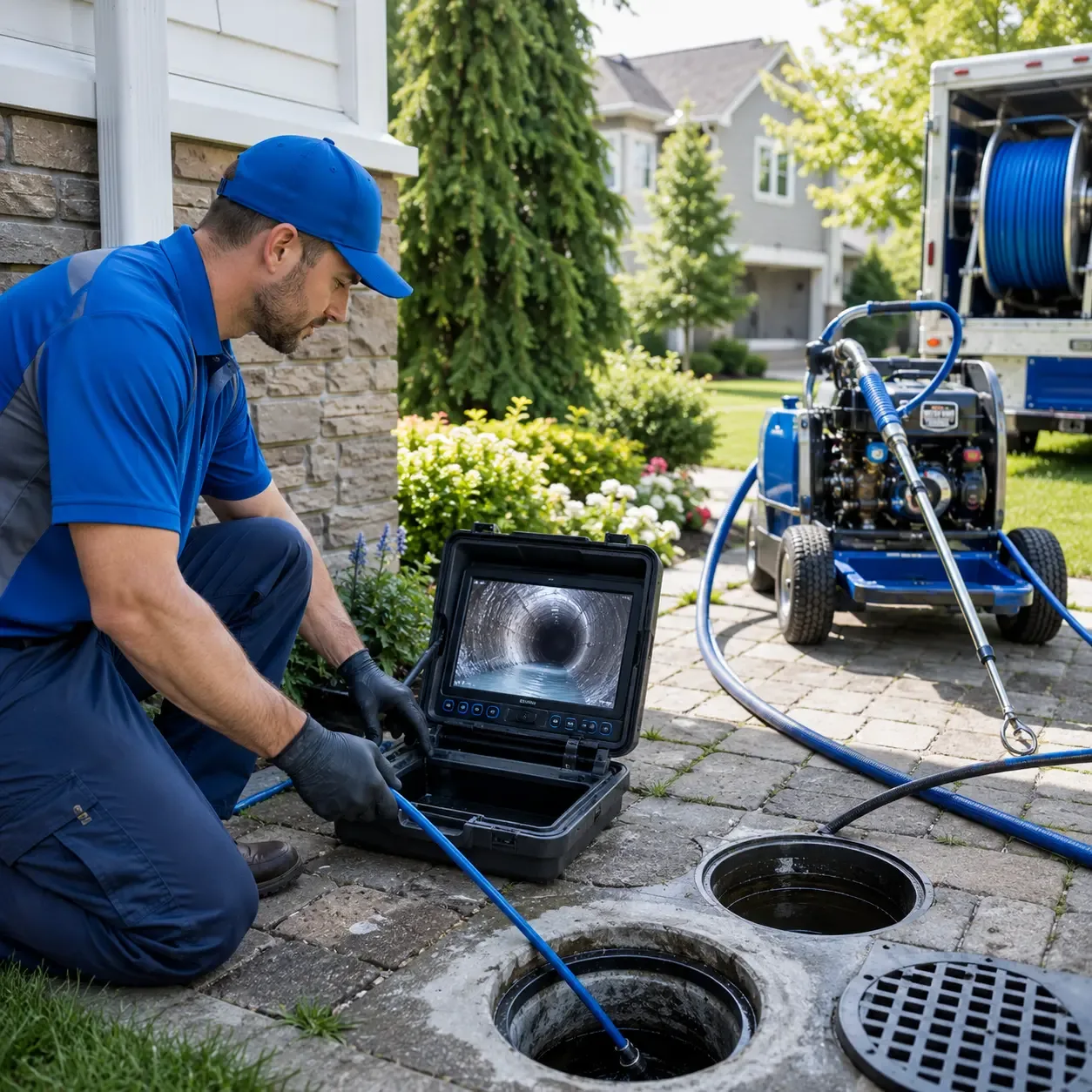 Outdoor drain cleaning professionals serving Bumpass, VA